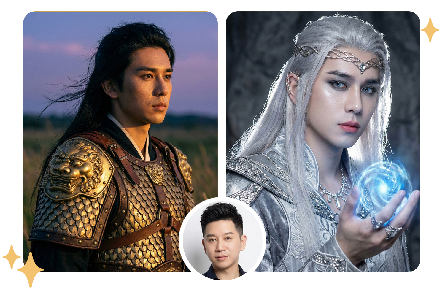 元颜男性风格示例图